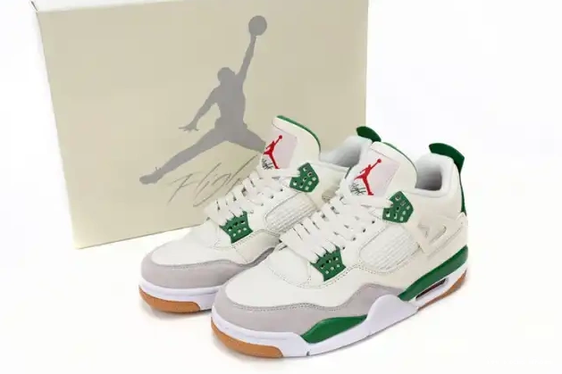 1st Kicks 4 Retro SB Jordan Green DR5415-103 Pine 0524
